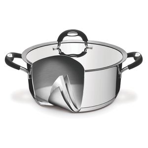 Jogo de Panelas Tramontina Duo Silicone 5 Peças Prata