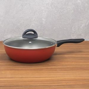Panela Wok Antiaderente Chilli 24cm Cereja - Brinox