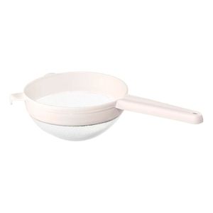 Peneira de Plástico 18,5cm Branca - Sanremo