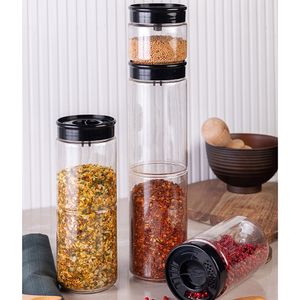 Pote Organiza Multidosador 350mL com Tampa Preta - Tiba
