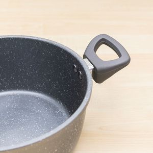 Caçarola Antiaderente Angra 22cm Cinza - Meridional