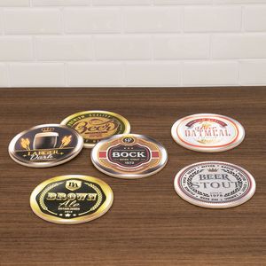 Conjunto de Porta Copos 6 Peças Beer - Salute