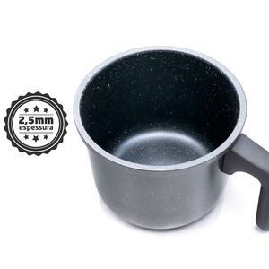 Leiteira Angra 14cm Cinza - Meridional