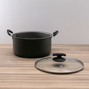 Caçarola Funda Gourmet 26cm Preta - Meridional