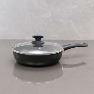 Frigideira Santorini com Tampa 22cm Preta - Meridional