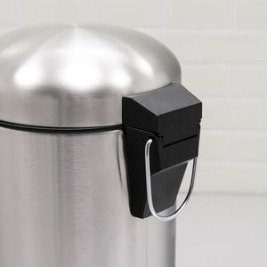Lixeira Inox Escovado com Pedal 3l - Meridional