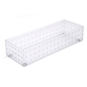 Caixa Organizadora Retangular 6,5x31cm Transparente - Home Space