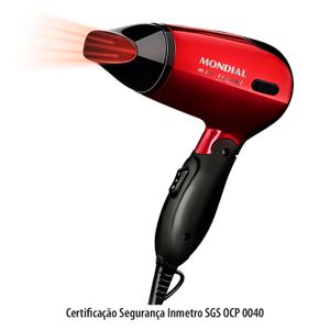 Secador de Cabelo Mondial Max Travel Bivolt