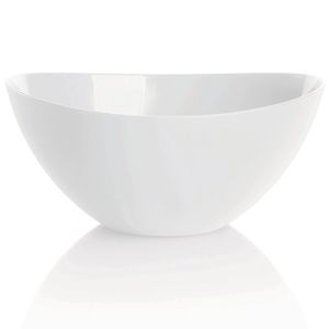 Saladeira de Plástico Wave 28cm Branca - Martiplast