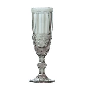 Taça de Champagne Santorini 165mL Cinza - Ana Maria Braga