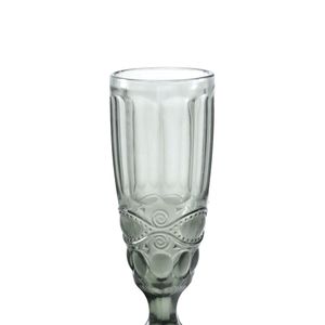 Taça de Champagne Santorini 165mL Cinza - Ana Maria Braga