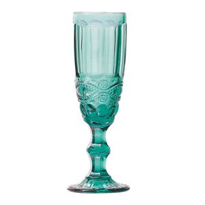 Taça de Champagne Santorini 165mL Verde - Ana Maria Braga
