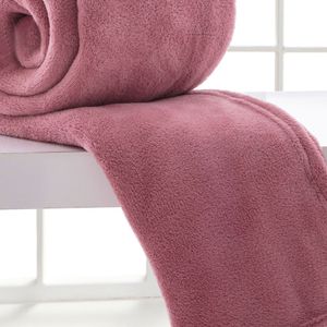 Manta Microfibra Casal Rosa Velho - Corttex