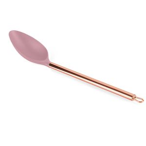 Colher de Nylon Rosa 31cm - Plasvale