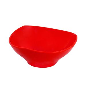 Bowl de Plástico Flowers 1,5l Vermelho - Vemplast