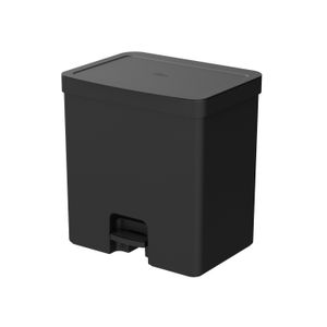 Lixeira de Chão Trium com Pedal 20l Preta - Ou