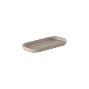 Bandeja de Plástico Dual 8x16cm Bege - Martiplast