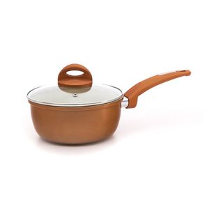 Panela com Revestimento Cerâmico Monte Negro Cobre 18cm - Meridional