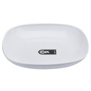 Prato de Lanche Branco 17cm Mix Quadrado - Coza