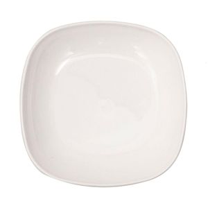 Prato de Lanche Branco 17cm Mix Quadrado - Coza
