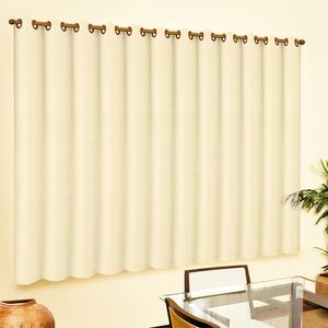 Cortina para Sala / Quarto Varão Rustic Isabel 1,80x2,00m - Branyl