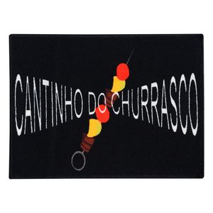 Tapete para Cozinha Churrasco 45x60cm Multicolorido - Vizapi
