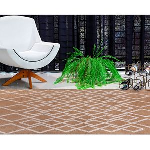 Tapete Classic Chain 57x180cm Caramelo - Têxtil J. Serrano