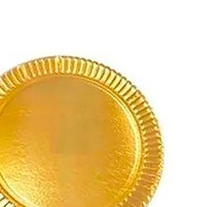 Prato Laminado P06 32cm Ouro - Ultrafest