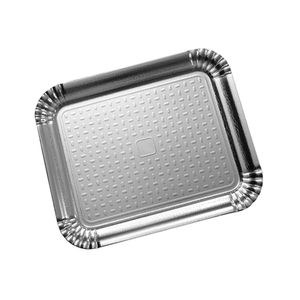 Bandeja Laminada B03 27x22cm Prata - Ultrafest