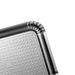 Bandeja Laminada B03 27x22cm Prata - Ultrafest