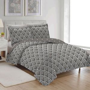 Colcha Casal Boutis Comfort com 2 Porta Travesseiros Losango - Beau Tissu