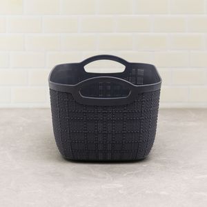 Cesto Organizador Multiuso 29cm Cinza - Home Space