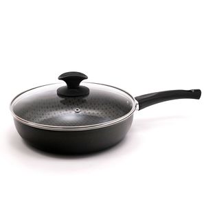 Frigideira Santorini com Tampa 24cm Preta - Meridional