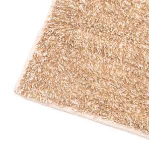 Tapete para Banheiro Retangular 40x60cm Liso Bege - Comoditá