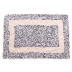 Tapete para Banheiro Retangular 40x60cm Azul Claro - Comoditá