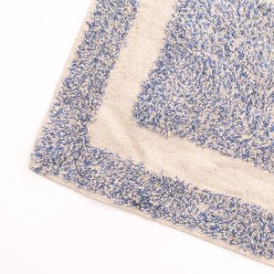 Tapete para Banheiro Retangular 40x60cm Azul Claro - Comoditá