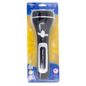 Lanterna Recarregável Longa 12 Leds Preta - Western