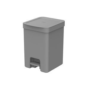 Lixeira com Pedal Trium 12l Chumbo - Martiplast