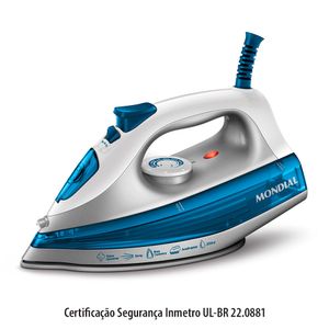 Ferro de Passar a Vapor Fvn-01 Azul - Mondial
