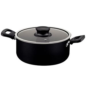 Panela Caçarola Tramontina Antiaderente Formia Preta 22cm