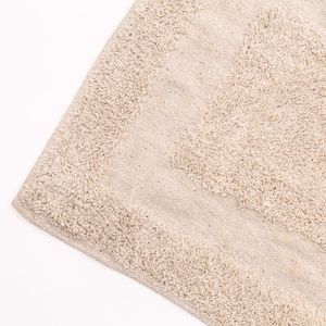 Tapete para Banheiro Retangular 40x60cm Ivory - Comoditá