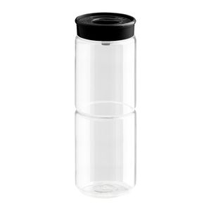 Pote Organiza Multidosador 540mL com Tampa Preta - Tiba