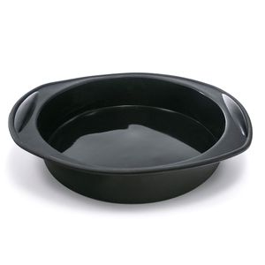 Forma de Silicone Antiaderente para Bolo 29cm Preta - Silicook