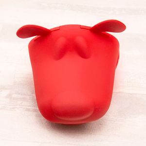 Pegador de Panela Cachorro Vermelho - Silicook