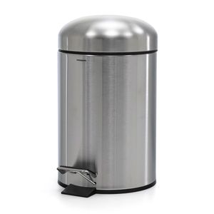 Lixeira Inox Escovado com Pedal 3l - Meridional