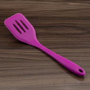 Espátula de Silicone Vazada 29cm Roxa - Silicook