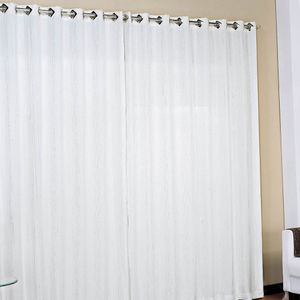 Cortina para Sala/quarto Varão Josi Branca 2,70x4,00m - Branyl