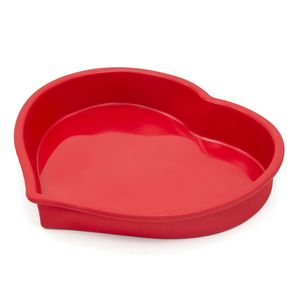Forma de Silicone Antiaderente 26cm Vermelha - Silicook