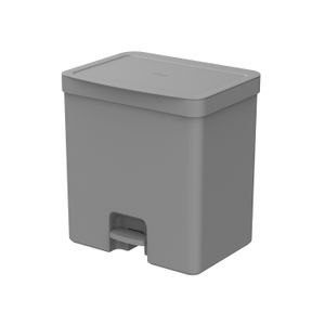Lixeira de Chão Trium com Pedal 20l Chumbo - Martiplast