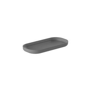 Bandeja de Plástico Dual 8x16cm Chumbo - Martiplast